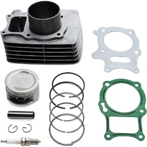 12100-HN6-000 Top End Rebuild Kit 68.5mm Bore Piston Cylinder Kit Fit for Honda Recon TRX250 Sportrax TRX250EX 2001 – 2012 2013 2014 2015 2016 2017 2018 2019 2020 2021 2022 Cylinder Kit