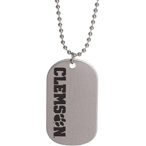 Ringmasters Clemson University Dog Tag & Ball Chain Necklace