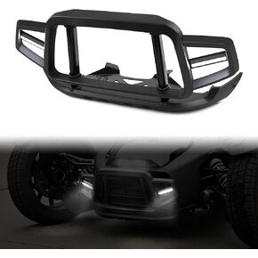 SAUTVS Front Bumper Guard with LED Light for Can-Am Ryker, Front Profile Bumper Guard Protector with LED Accent Light for Can Am Ryker 600 900 Sport Rally All Models Accessories (Replace #219401108)