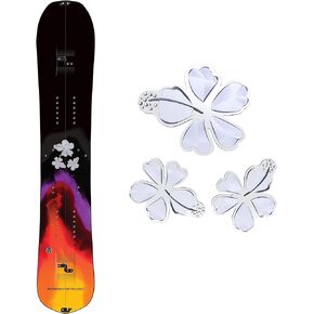 Stompgrip Premium Snowboard Stomp Pad | Hibiscus | 3D Collection | 3D Decal