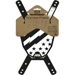 All Mountain Style AMS Number Plate, cool to keep it installed once the race dust is settled
