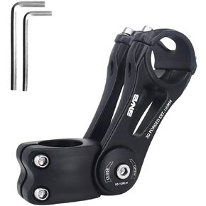 31.8mm MTB Bike Stem. Adjustable ±70 Degree - 90/110/145mm Aluminum Alloy Mountain Bike Stem Riser Short Handlebar Stem for Most MTB, Road, BMX, Bicycle.