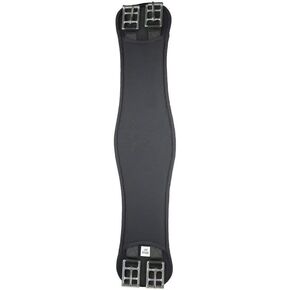 HORZE Extra Durable Flexible Neoprene Dressage Girth for Horses - Black - 16 in