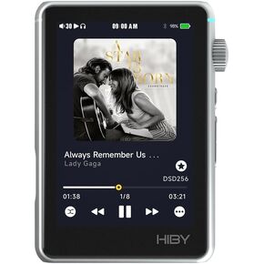 مشغل صوت هاي فاي HiBy R3 II (الجيل 2) بدون فقدان - محمول مع بلوتوث، واي فاي، DSD، PCM، تدفق MQA، Dual ESS ES9219C، MQA 16X، Tidal/Qobuz، 3.5 مم + 4.4 مم BAL (أسود) in Kuwait