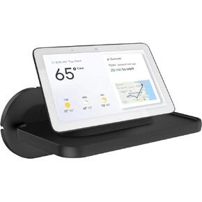 HomeMount Mount for Google Nest Hub Max - Wall Mount Holder Shelf Compaitble with NEST HUB MAX (Black)