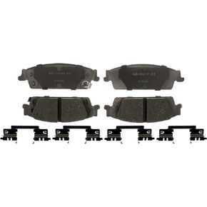 ACDelco Silver 14D1707CHF1 Ceramic Rear Disc Brake Pad Set