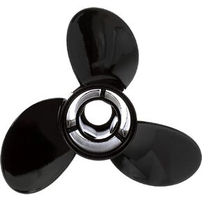 Quicksilver Black Diamond 3-Blade Aluminum Propeller - For Mercury and MerCruiser Engines