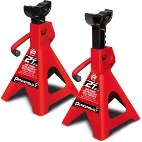 Powerbuilt 4 Ton Ratchet Jack Stand - 647529, Red