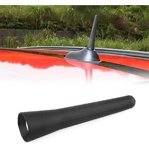 7.5 inch Black Spiral Antenna Replacement Flexible Waterproof Rubber with M4 M5 M6 Screw Universal Car Antenna Optimized AM/FM Reception fit for Car Truck Vehicle Radio… (7.5 inch)