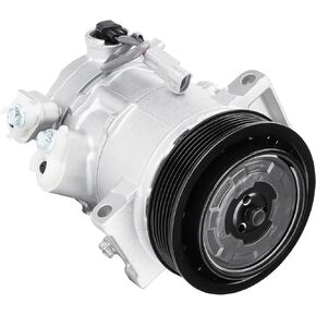 AC Compressor and A/C Clutch for Dodge Caliber 2.0L 2.4L 2009 2010 2011 2012, for Jeep Compass Patriot 2.0L 2.4L 2009 2010 2011 2012 2013 2014 2015 2016 2017, 158388