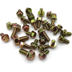Region Offroad 4.0L 4.2L 2.5L Oil Pan Bolts compatible with Jeep CJ YJ TJ XJ MJ ZJ WJ (Black)
