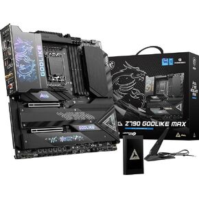اللوحة الأم للألعاب MSI MEG Z790 GODLIKE MAX (تدعم معالجات Intel الجيل 12/13/14، LGA 1700، DDR5، PCIe 5.0، M.2، 10 جيجابت في الثانية LAN، USB 3.2 Gen2، Wi-Fi 7، Thunderbolt، E-ATX) in Kuwait