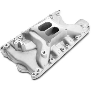 A-Premium Aluminum Dual Plane Intake Manifold Compatible with Ford Small Block Windsor V8 5.8L 351W - 1968-1997 - fits Ford Mustang, E F-Series & Mercury Cougar, Marquis & More Vehicles, Idle-6800
