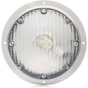 Lumitronics RV Trailer Camper 5th Wheel LED Round Surface Mount Scare Light - Mounting Gasket Included