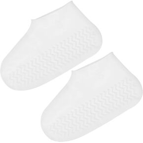 PATIKIL S Foldable Waterproof Silicone Shoe Cover, Reusable Non-Slip Overshoes Rain Shoes Covers Protectors Galoshes for Outdoor Rain Snow, Yellow 1 Pair
