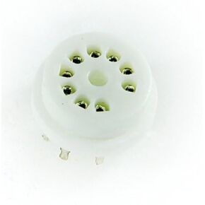 كاري 4 قطعة 9pin PCB السيراميك فراغ أنبوب المقبس التوقف لراديو 12au7 12ax7b Ecc83 6d58 in Kuwait