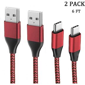 2Pack-6Ft 3A Fast USB C Cable for Charging New Fire HD 10,Fire HD10 Plus,(9th 11th Gen-2019 2021),Fire HD 8,8 Plus(10th Gen-2020),Fire HD7 2022,Fire Kids Pro,Kids Edition