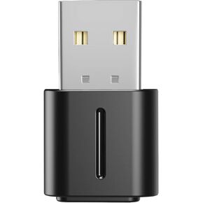 محول بلوتوث لأجهزة PS5/PS4/PC/الكمبيوتر المحمول/، محول الصوت اللاسلكي ZIOCOM aptX-LL لسماعات رأس بلوتوث/مكبر صوت، دونجل USB بلوتوث للصوت فقط، وليس للوحة المفاتيح أو الماوس in Kuwait