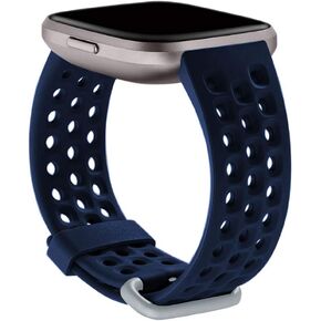Sport Bands Compatible with Fitbit Versa 2 / Versa/Versa Lite Bands for Women Men,Breathable Sport Replacement Wristbands Small Large