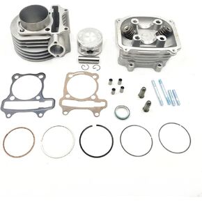 61mm Big Bore Cylinder Head Kit for GY6 125cc to 180cc Engine with 69mm Valves scooter taotao kazuma ATV Moped