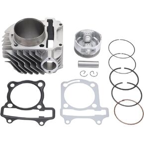 GOOFIT 62.5mm استبدال صمامات رأس الأسطوانة ذات التجويف الكبير لـ 4 السكتة الدماغية GY6 B 170cc 180cc 200cc 1P63QML المحرك الصيني ATV Quad 4 Wheeler Go Kart Scooter