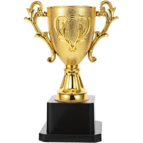 IMIKEYA Gold Award Trophies: Golden Trophies for Kids Awards Plastic Trophy Awards Trophies Cup for Kids Party Favors Sports Footabll Rewards Competition Tournaments Gift