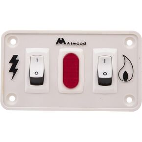 Atwood 91230 White Dual Panel Switch Kit