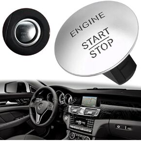 Engine Start Stop Button Switch Fit for Mercedes Benz C-Class C300 CL550 CLS350 Sedan E350 GLA250 GLC300 GLK350 GLS 450, S550 Series Replace Keyless Engine Push Start Button 2215450714 in Kuwait