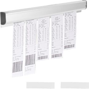 Ticket Holder for Restaurant, 2Pcs 11.8inch Aluminum Slide Check Rack Receipt Holder Kitchen Order Holder, Bill Orders Ticket Holder for Restaurant Cafes Pubs Bars