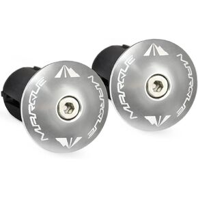 MARQUE Alloy ENZ Road Bike Handlebar Plugs – Aluminum Handle Bar Ends, Plugs for Drop Bars, Expandable Adjustable Locking End Caps – 2 pcs per Set