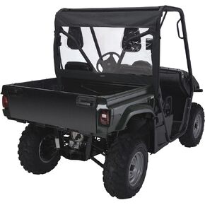 Classic Accessories QuadGear UTV Rear Windshield, Fits Polaris Ranger, Black