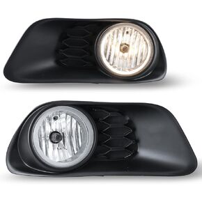 AUTOWIKI Fog Lights Lamps Assembly Fit For 2011 2012 2013 2014 2015 2016 2017 2018 2019 2020 Dodge Grand Caravan