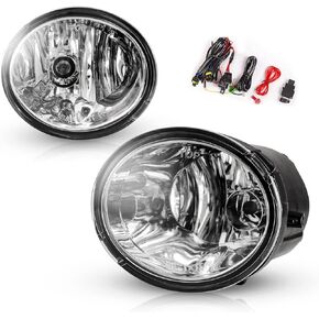 AUTOWIKI Fog Lights For 2000-2006 Toyota Tundra (Not fit steel front bumper models)/ 2001-2007 Toyota Sequoia 2PCS OEM Replacement Fog Lamps