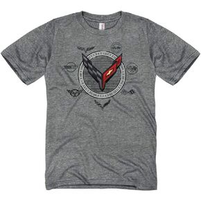 Corvette Next Generation C1-C8 Generation T-Shirt : Heather Graphite