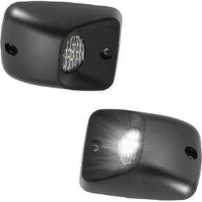 X AUTOHAUX LED License Plate Light Tag Lamp Assembly for Toyota Tacoma 1995 1996 1997 1998 1999 2000 2001 2002 2003 2004 Full LED Rear Number License Plate Lamp White Light 2pcs