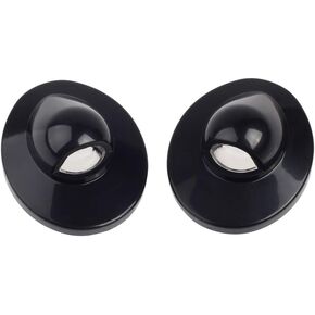 HERCOO License Plate Lights Lamp Lens Black Housing Compatible with 1999-2015 F150 F250 F350 F450 F550 Super Duty Bronco Excursion Expedition Explorer Ranger Pickup Truck Step Bumper, Pack of 2