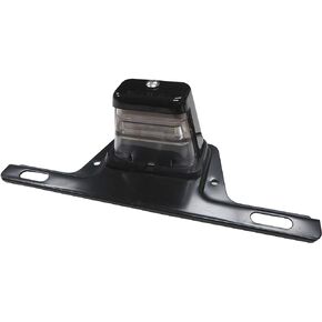 Universal LED Trailer License Plate Lights w/Bracket [SAE/DOT Approved] [Waterproof] Truck & RV Licenses Plates Lights [Heavy Duty] Automotive Courtesy Step Tag Lights - Safety ATV & Boat Lamp - Black
