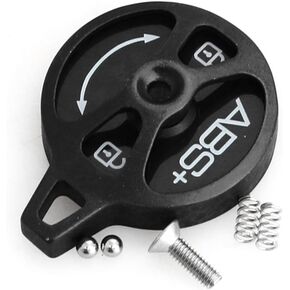 Bike Fork Lock Cap Bicycle Fork Supension Lock Cover Black Aluminum Shoulder Control Damper Fork Speed Lock Cover Bicycle Accessories