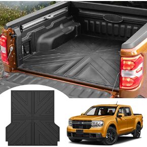 Truck Bed Mat for Ford Maverick 2024 2023 2022 Cargo Mat All-Weather Protector Trunk Bed Liner Compatible with 2022-2024 Maverick Gasoline/Hybrid Accessories