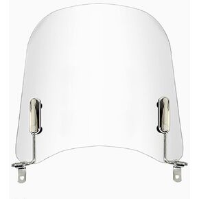 Universal Motorcycle Windshields 16.5"x17.2" Windscreen Wind Splitter Wind Deflector Fit for Chinese Scooter Mopeds Jonway Taotao JMstars Tank