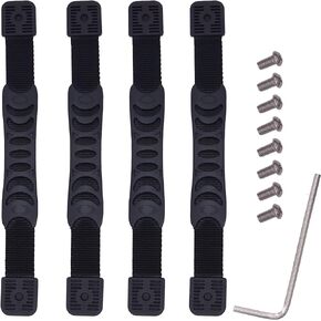 METER STAR 4pcs Kayak Carry Handles, Canoe Boat Side Mount Carry Handles with Screws and Install Tools Kit for Ocean Kayak, Emotion Kayaks,Sport Canoe,Boat Kayak Handles and Hardwares
