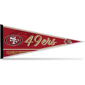 Rico Industries NFL Football Classic 12" x 30" Felt Wall Décor Pennant - Great for Home/Bed Room/Man Cave Décor