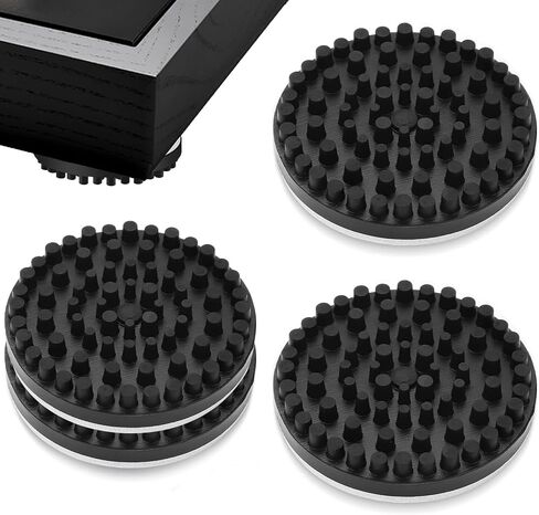 Baroc HiFi مكبر صوت بأقدام حاملة، وسائد قاعدة عازلة للصوت وممتص للاهتزاز لنظام HiFi LP Phono ومضخم صوت ومشغل تسجيل (4 قطع) in Saudi Arabia