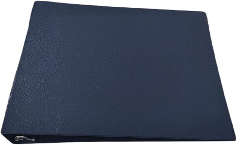 Check Binder for End-Stub Deskbook Checks - Three 3 on a Page Business Check Binder - 3 Ring Sleek Design - Durable - High Capacity Storage - 11 1/4" x 9" (Black) in Saudi Arabia