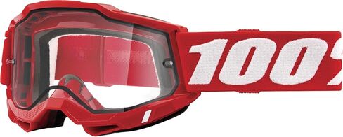 100% Accuri 2 Motocross & Mountain Biking Adult Goggles (Neon/Orange - Clear Lens) in Saudi Arabia