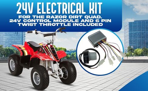 وحدة تحكم 24 فولت وخانق ملتوي لشفرات الحلاقة الترابية الرباعية - طقم كهربائي لرباعي الأوساخ - وحدة تحكم وخانق ملتوي LED (موصل 6 سنون) - موديل HB2430-TYD6-FS-ROHS - أجزاء ماكينة حلاقة بديلة in Kuwait