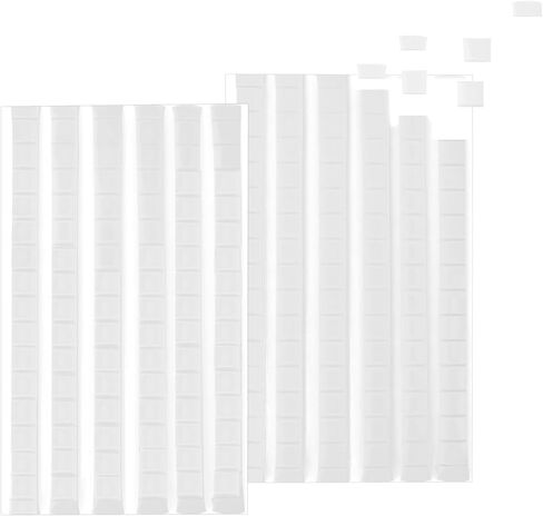 Reusable Sticky Tack Putty, 2 Sheets Adhesive Poster Mounting Putty Tacky Removable Wall Safe Putty for Hanging Picture Crafts Museum 192 PCS(White) in Kuwait