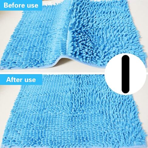 Rug Gripper, 16pcs Double Sided Non Slip Reusable Rug Stopper, Reusable Washable Anti-Slip Grippers for Laminate Floor and Wooden Floors, Carpet Tape for All Kinds of Rugs(Black) in Saudi Arabia