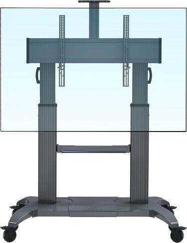 NB North Bayou Mobile TV Cart Heavy Duty TV Stand with Wheels for 70 to 110 inch LCD LED OLED Flat Panel Plasma TV up to 200lbs CF100-B in Kuwait