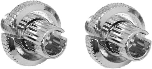 2pcs Clucth Brake Cable Adjuster Compatible with Honda Yamaha Kawasaki Suzuki ATV Motorcycle 8mm M8 Cable Adjuster Nut Bolts (Chrome) in Saudi Arabia